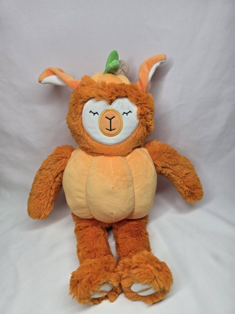 Slumberkins Pumpkin Alpaca Plush Halloween Stuffed Animal Toy